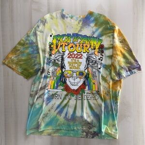 rare DEAD & COMPANY online ceramics tie dye tour concert T-shirt tee XXL top